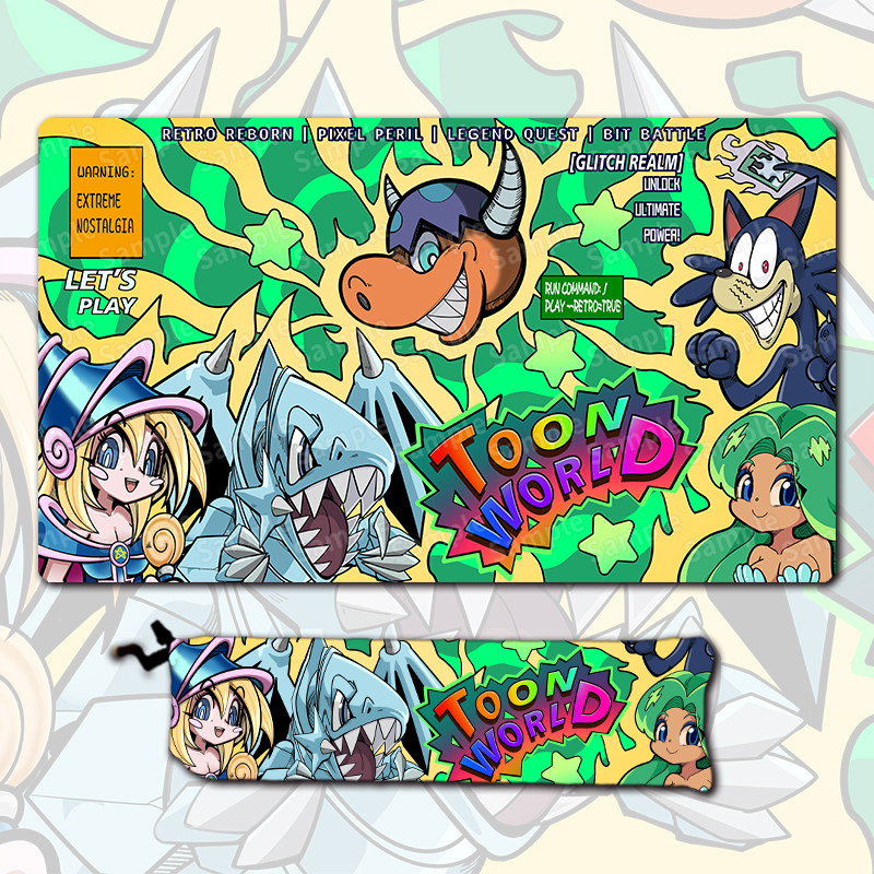 遊戯王！ 600x350mm トゥーン ダークマジシャンガー - Door Mat Blank のレビューと価格